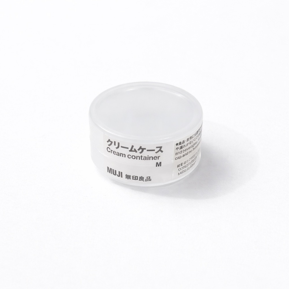 MUJI PP Cream Container M 15g Polypropylene New Small Clear Case